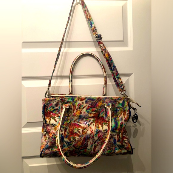 Brand new multicoloured patent leather Peter Kaiser handbag - Picture 3 of 5